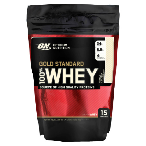 Optimum Nutrition 100% Whey Gold Standard 450 g vanilka