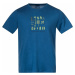 Bergans Graphic Wool Tee Men North Sea Blue/Jade Green/Navy Blue Tričko