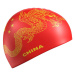 Plavecká čiapka mad wave china swim cap červeno/strieborná