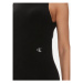 Calvin Klein Jeans Každodenné šaty Tie Detail J20J223050 Čierna Slim Fit