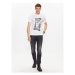 Guess Tričko M3YI06 I3Z14 Biela Slim Fit