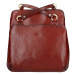Dámska kožená batôžky kabelka Katana Emily - hnedá