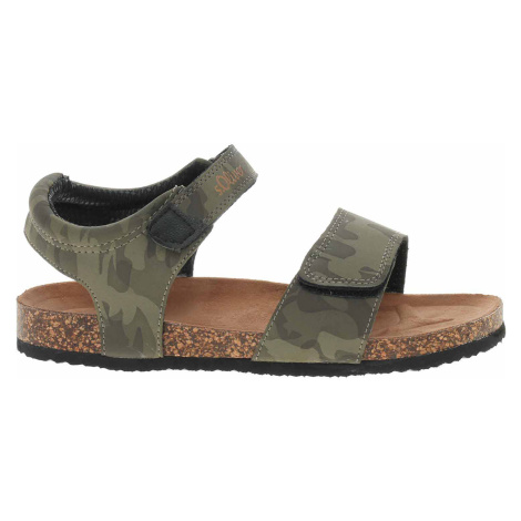 Chlapecké sandály s.Oliver 5-38400-28 khaki comb 5-5-38400-28 730