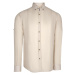 G721 DEWBERRY MENS SHIRT-PLAIN BEIGE