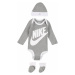 Nike Sportswear Set  sivá melírovaná / biela