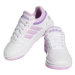 Dievčenská rekreačná obuv ADIDAS Hoops 3.0 cloud white core black violet fusion