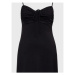 Volcom Letné šaty Luvcon B1312301 Čierna Regular Fit