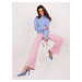 Light Pink Straight Women's Suit Pants