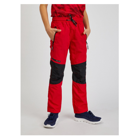 Čierno-červené detské športové nohavice SAM73 Jonathan Sam 73