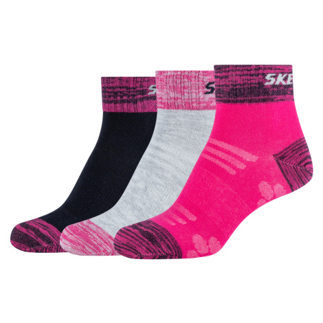 Skechers  3PPK Wm Mesh Ventilation Quarter Socks  Ponožky Viacfarebná