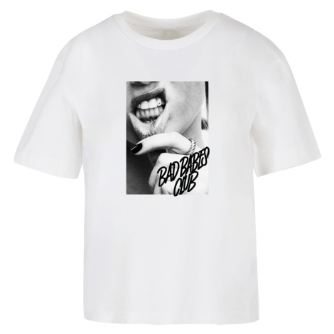 Women's T-shirt Bad Babes Club - white mister tee