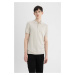 DEFACTO Slim Fit Short Sleeve Knitwear Polo T-Shirt