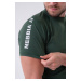 NEBBIA - Športové tričko pánske 326 (dark green) - NEBBIA