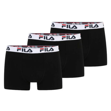 FILA Boxerky  červená / čierna / biela