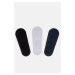 Avva Men's Navy Blue-Black 3-pack Ballerina Ballerina Socks