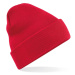 Beechfield Unisex zimná čiapka B45 Classic Red
