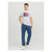 Jack&Jones Tričko Corp 12233999 Biela Standard Fit