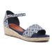 Tommy Hilfiger Espadrilky Rope Wedge Sandal T3A7-32776-0048 M Tmavomodrá