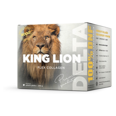 DELTA MEDICAL King lion flex collagen príchuť zelené jablko 240 g