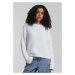 Women's sweater Feather Mock Neck white