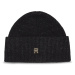 Tommy Hilfiger Čiapka Th Evening Beanie AW0AW15319 Čierna