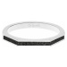 Gravelli Oceľový prsteň s betónom Three Side oceľová / antracitová GJRWSSA123 53 mm
