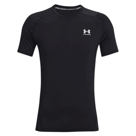 Under Armour HG ARMOUR FITTED SS Pánske tričko s krátkym rukávom, čierna, veľkosť