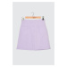 Trendyol Lila Button Detail Skirt