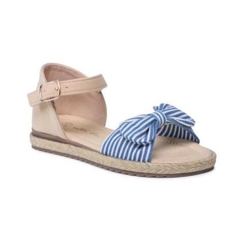 Modré dievčenské espadrilky