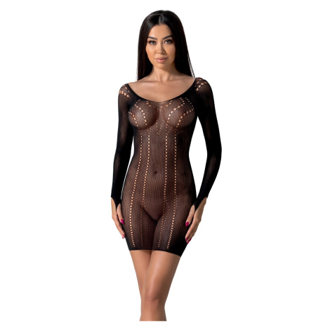 Passion BS101 black - Bodystocking Farba: Čierna