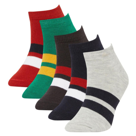 DEFACTO Size 5-Pack Cotton Ankle Socks