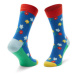 Happy Socks Ponožky Vysoké Unisex BOU01-6300 Modrá