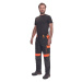 Cerva Max Vivo kalhoty Pánske pracovné nohavice 03520085 čierna/oranžová