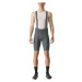 Castelli Espresso Bibshort Gunmetal Gray Cyklonohavice