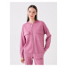 LC Waikiki Women's Hooded Plain Long Sleeve Pajamas Top