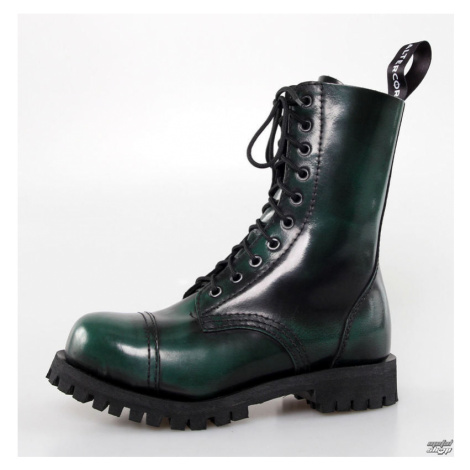 topánky kožené ALTERCORE Green Rub-Off Čierna zelená