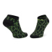 Fila Súprava 3 párov vysokých dámskych ponožiek Calza Invisibile F6647 Čierna