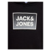 Jack&Jones Junior Mikina Steel 12249653 Čierna Regular Fit