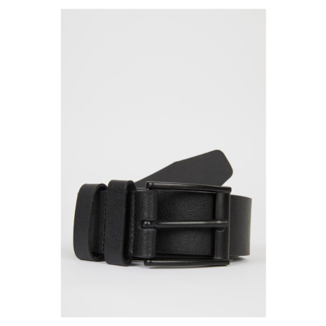 DEFACTO Men's Faux Leather Jean Belt