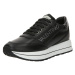 Valentino Shoes Nízke tenisky  striebornosivá / čierna