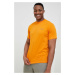 Tričko Marmot pánsky, oranžová farba, s potlačou