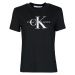 Calvin Klein Jeans  CORE MONOGRAM REGULAR TEE  Tričká s krátkym rukávom Čierna
