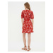 Letné a plážové šaty pre ženy Trendyol - červená