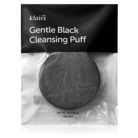 Klairs Gentle Black Cleansing Puff čistiaca hubka na tvár
