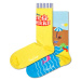 Happy Socks Súprava 2 párov vysokých ponožiek unisex XWYW02-2200 Farebná