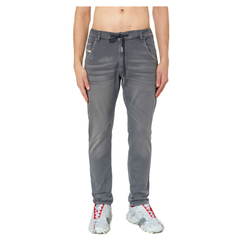 Diesel Rifle - KROOLEY-Y-NE L.32 Sweat jeans sivé