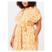 Object Curve Košeľové šaty 'IBRA '  oranžová / biela