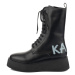 Topánky Na Platforme Karl Lagerfeld Zephyr Hi Lace Boot Čierna