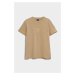 TRIČKO GANT REG TONAL SHIELD SS T-SHIRT CONCRETE BEIGE