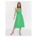 Zelené letné šaty Trendyol